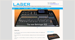 Desktop Screenshot of laserlighting.co.uk
